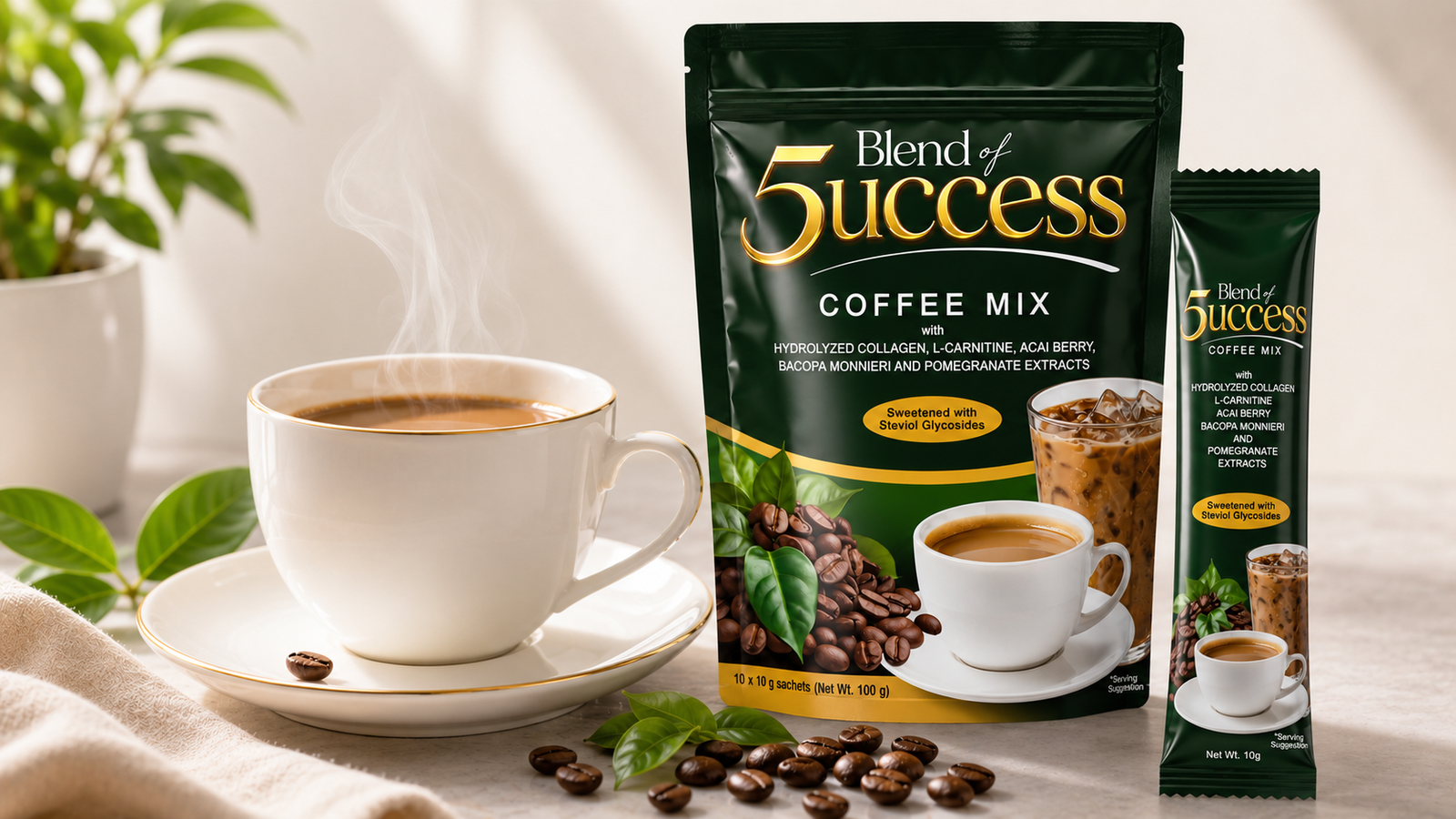 Hot Blend of 5UCCESS coffee