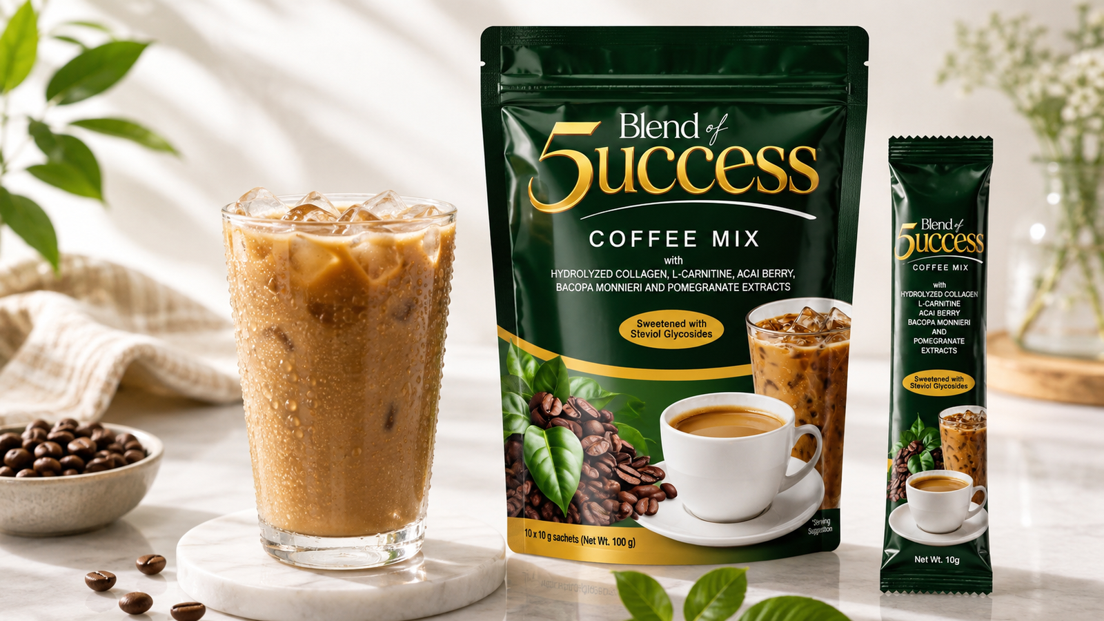 Iced Blend of 5UCCESS coffee
